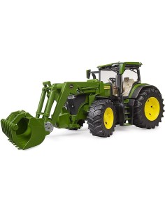 Bruder - John Deere 7R 350 Con Escavatore davanti...