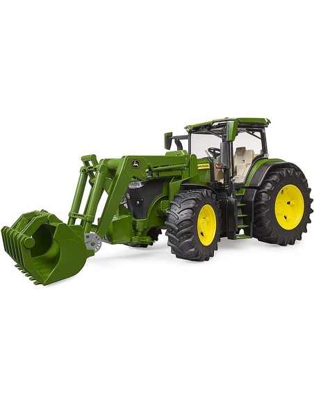 Bruder - John Deere 7R 350 Con Escavatore davanti descrizione
