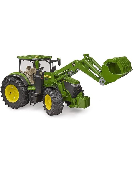 Bruder - John Deere 7R 350 Con Escavatore davanti descrizione
