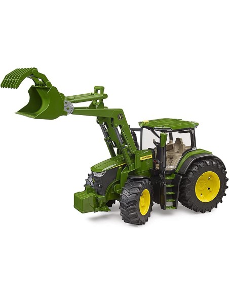 Bruder - John Deere 7R 350 Con Escavatore davanti descrizione