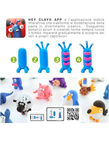 Hey Clay "Animali" Kit Grande
