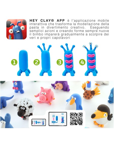 Heu cLay Animali della Foresta Kit Grande