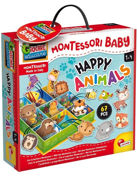 Montessori baby bacheca animali e ambienti