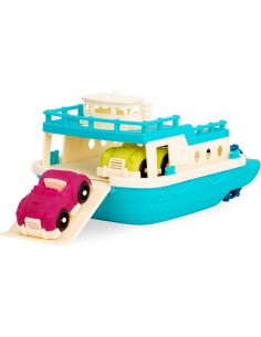 BS Toys - Barca Galleggiante da Bagno con Auto 2