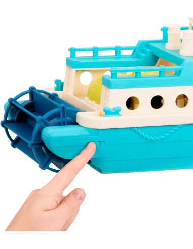 BS Toys - Barca Galleggiante da Bagno con Auto