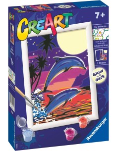 CreArt Serie E Classic Delfini al chiaro di Luna 2