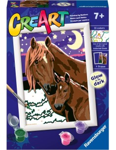 CreArt Serie E Classic Cavalli luna e stelle