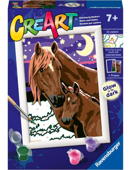 CreArt Serie E Classic Cavalli luna e stelle