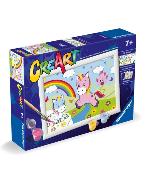 CreArt Serie E Classic Unicorni con arcobaleno