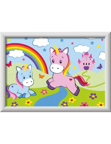 CreArt Serie E Classic Unicorni con arcobaleno