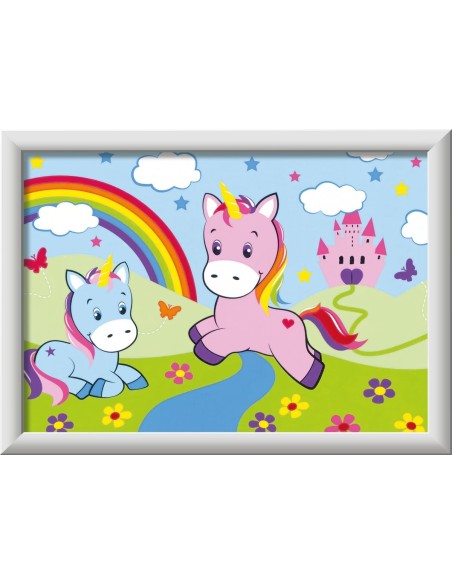 CreArt Serie E Classic Unicorni con arcobaleno