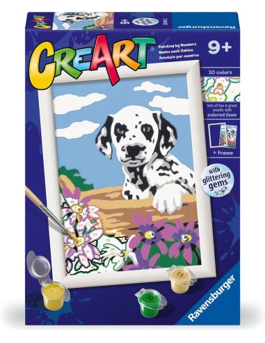 CreArt Serie E Classic Dalmata con fiori