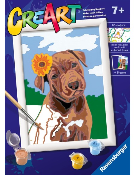 CreArt Serie E Classic Cucciolo con fiore