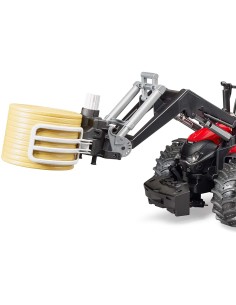 Bruder - Pinza Trasporto Balle Fieno con Balla Rotonda 2