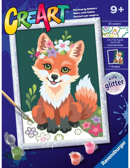 CreArt Serie D Classic Volpe con fiori