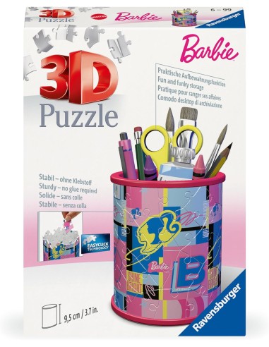 Portapenne Barbie 3D Puzzle