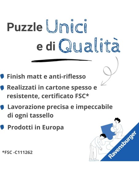 Puzzle 200 pezzi XXL Amici dell'ambiente