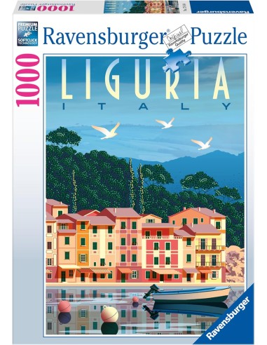 Puzzle 1000 pezzi Cartolina dalla Liguria