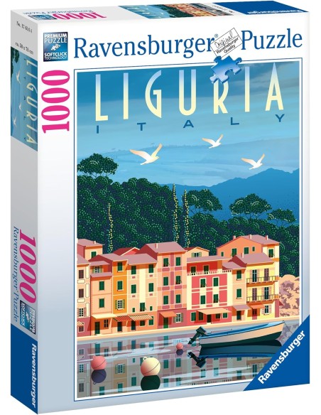 Puzzle 1000 pezzi Cartolina dalla Liguria
