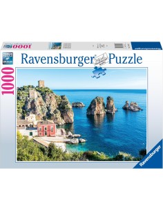 Puzzle 1000 pezzi Faraglioni di Scopello, Sicilia