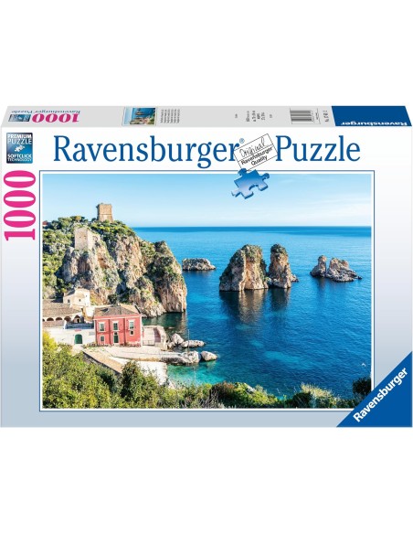 Puzzle 1000 pezzi Faraglioni di Scopello, Sicilia