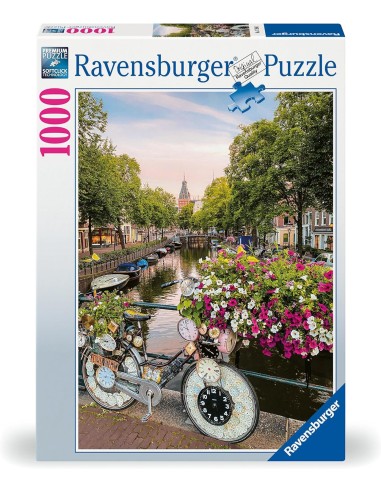 Puzzle 1000 pezzi Biciclette di Amsterdam