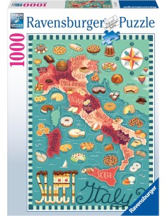 Puzzle 1000 pezzi Tour del dolce in Italia