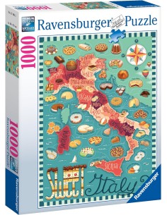 Puzzle 1000 pezzi Tour del dolce in Italia 2