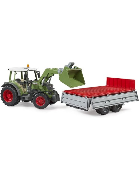 Bruder - Trattore Fendt Vario 211 con Benna e Rimorchio