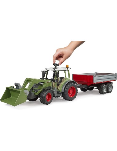 Bruder - Trattore Fendt Vario 211 con Benna e...