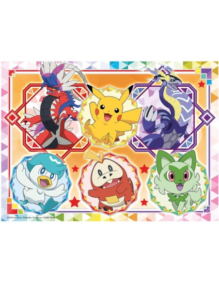 Puzzle 100 pezzi XXL Pokemon