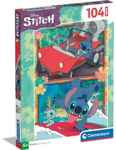 Puzzle 104 pezzi Super Disney Stitch