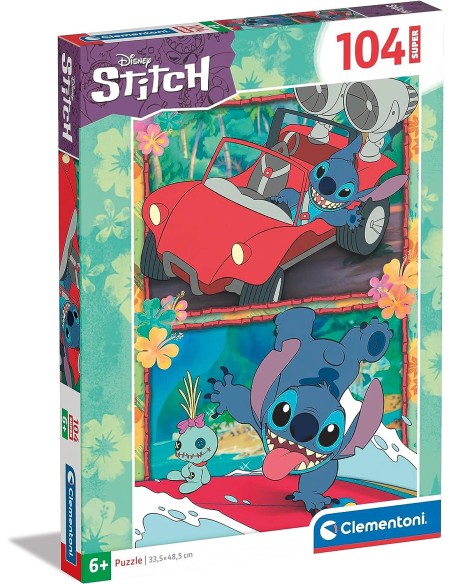 Puzzle 104 pezzi Super Disney Stitch