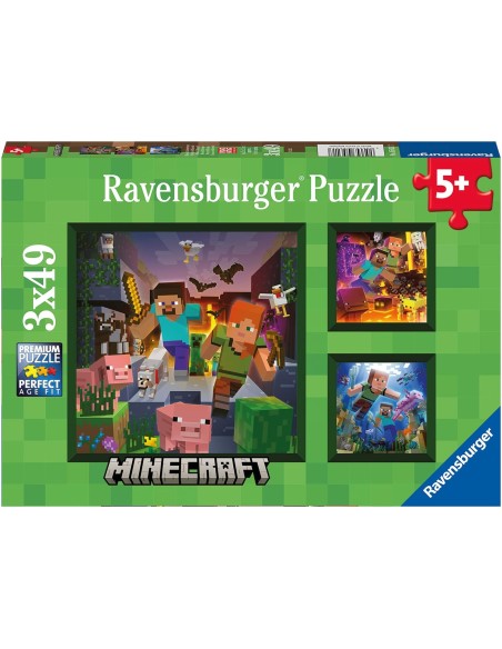 Puzzle Minecraft Biomes 3x49