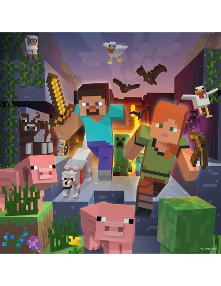 Puzzle Minecraft Biomes 3x49