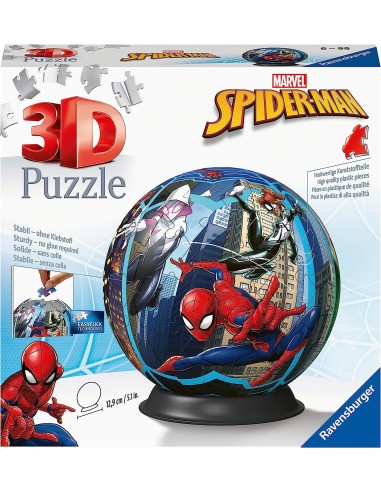 3D Puzzleball 72 pz - Spiderman
