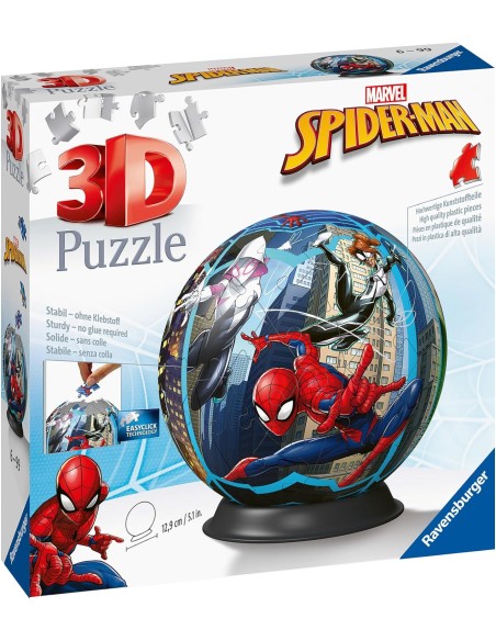 3D Puzzleball 72 pz - Spiderman