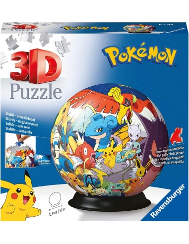 3D Puzzleball 72 pz - Pokemon