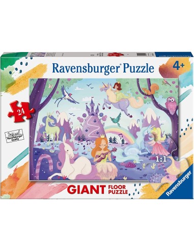 Puzzle 24 Giant Pavimento Unicorni