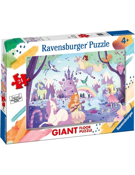 Puzzle 24 Giant Pavimento Unicorni