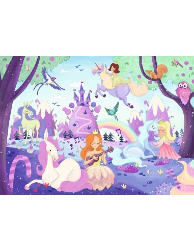 Puzzle 24 Giant Pavimento Unicorni