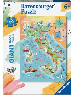 Puzzle 125 Giant Mappa dell'Italia