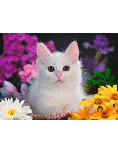 Puzzle 100 pz XXL - Gattino Glitter 2