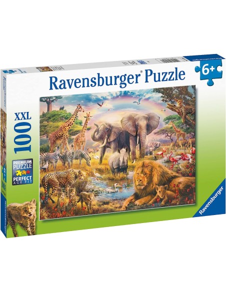 Puzzle 100pz XXL - La savana africana
