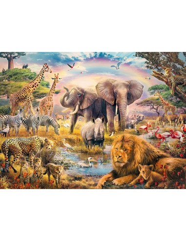 Puzzle 100pz XXL - La savana africana