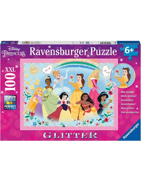 Puzzle 100pz XXL - Disney Princess Glitter