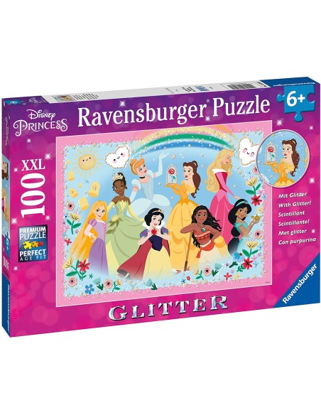 Puzzle 100pz XXL - Disney Princess Glitter