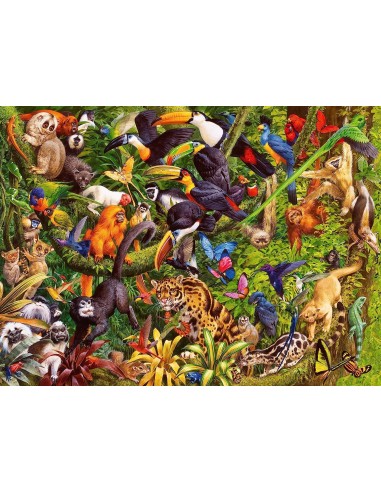 Puzzle 200 pz XXL - Giungla Vivace