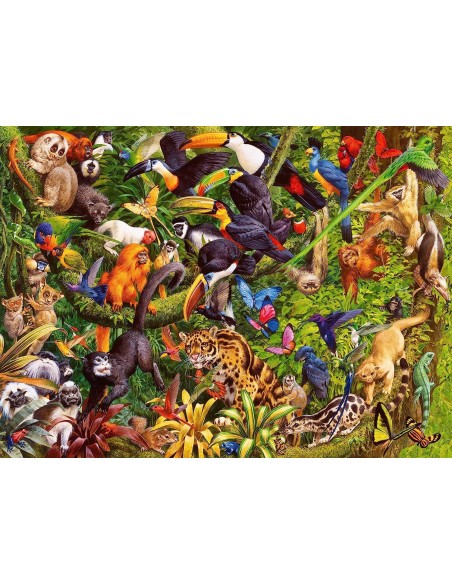Puzzle 200 pz XXL - Giungla Vivace