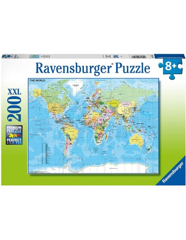 Mappa del Mondo 200 pz XXL